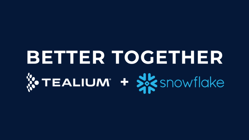 Snowflake Tealium 800x450