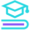 Graduation hat icon